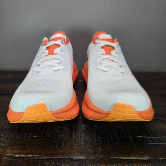 NEW Hoka One One Mach 6 Mens Size 10 D Running Shoes 1147790 FLV White Orange - Picture 3 of 12